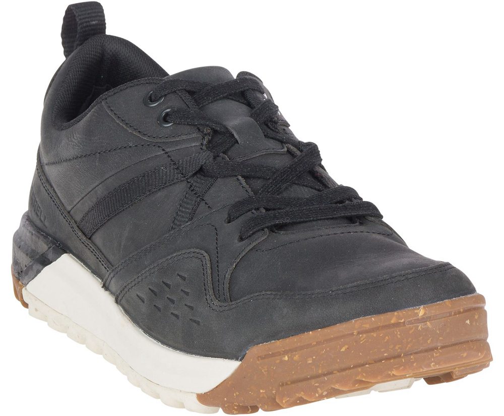 Merrell Sneakers Black - Indeway Leather - Mens 07DKNIERW